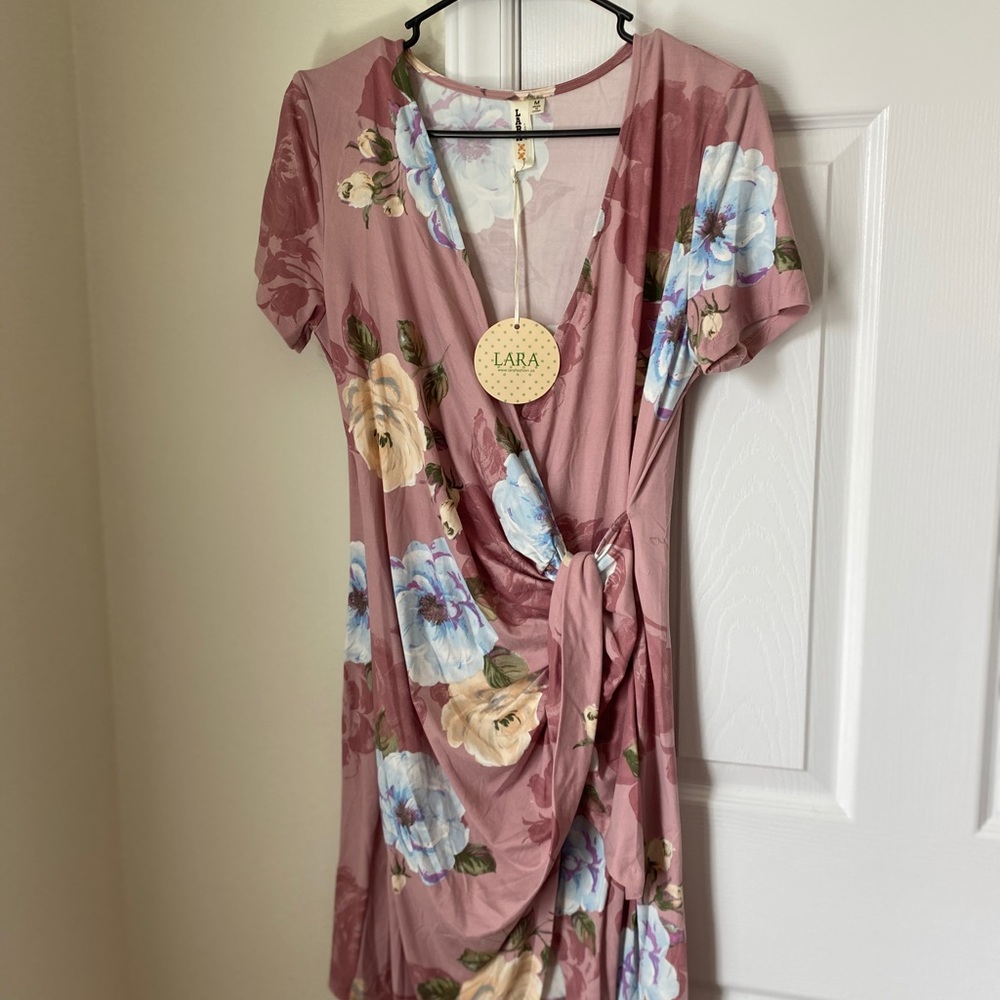 Lara fashion knotted floral dress